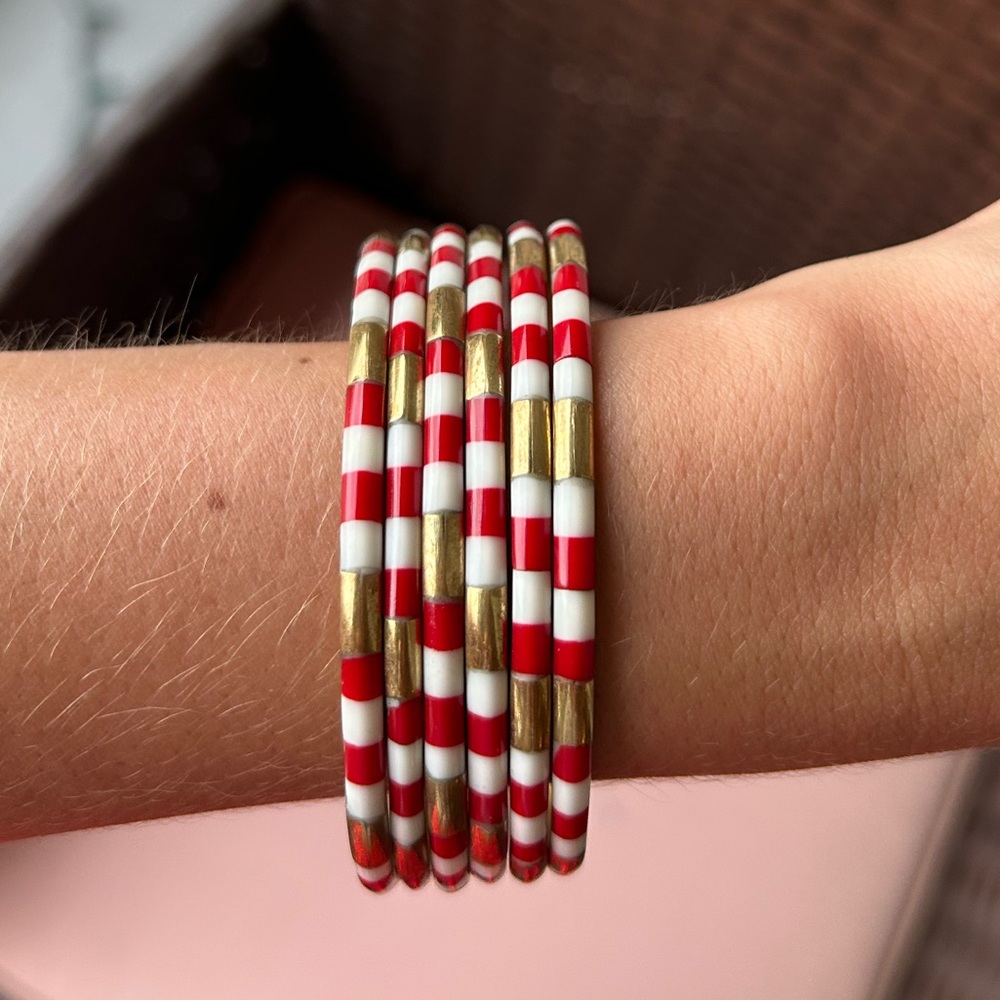 Budhagirl Veda Bangles - Red
